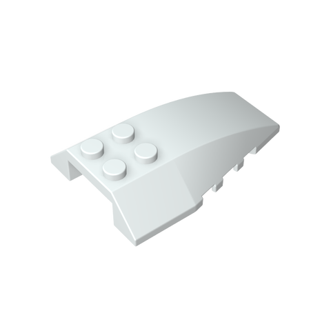 Gobricks,Wedge Curved 6 x 4 Triple,43712