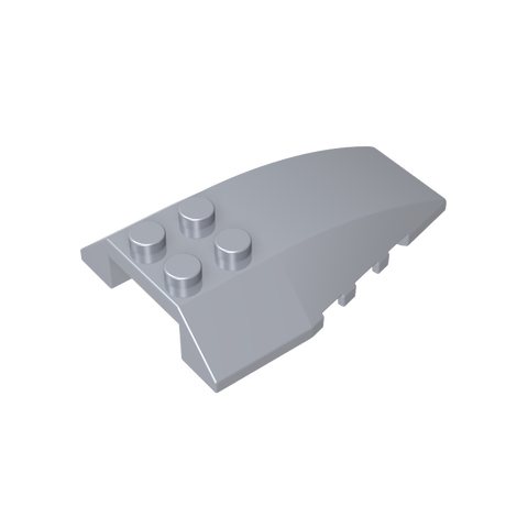 Gobricks,Wedge Curved 6 x 4 Triple,43712