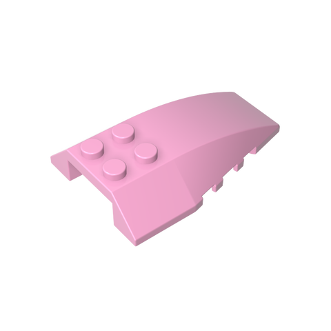 Gobricks,Wedge Curved 6 x 4 Triple,43712