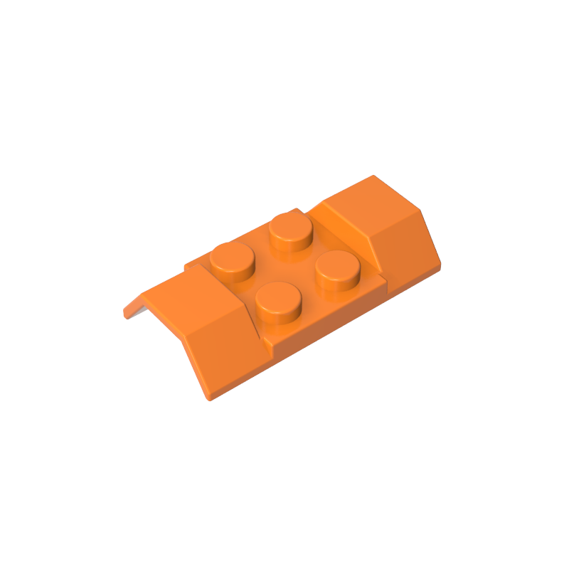 Gobricks,Wheel Arch, Mudguard 2 x 4 [Smooth],3787