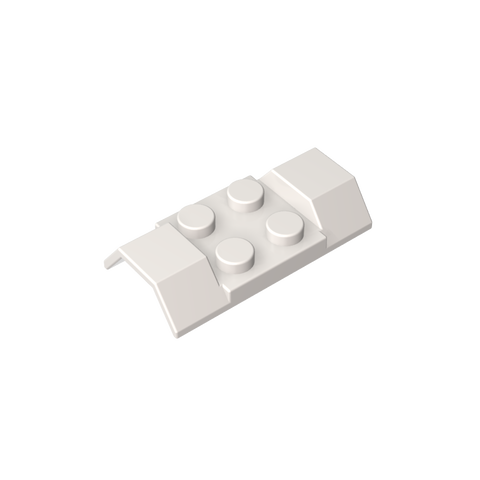 Gobricks,Wheel Arch, Mudguard 2 x 4 [Smooth],3787