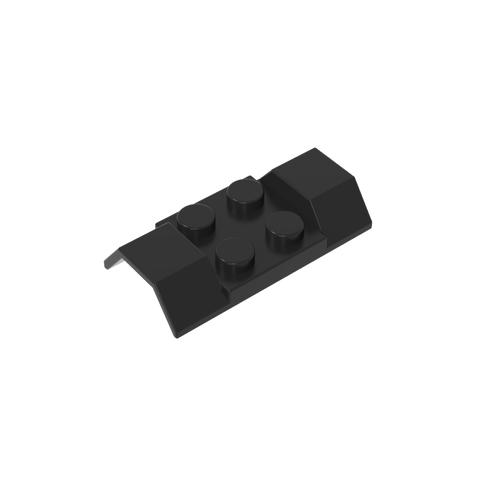 Gobricks,Wheel Arch, Mudguard 2 x 4 [Smooth],3787