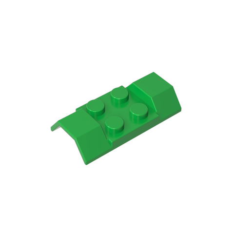 Gobricks,Wheel Arch, Mudguard 2 x 4 [Smooth],3787
