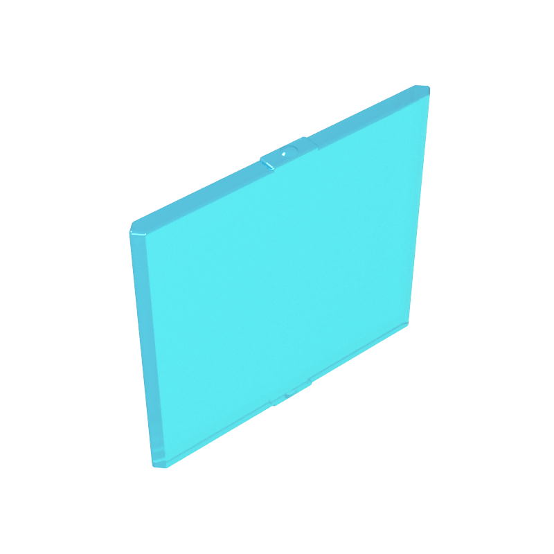 Gobricks,Glass for Window 4 x 4 x 3 Roof,4448