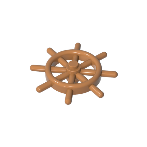 Gobricks,Boat/ Ship Wheel with Slotted Pin,4790b