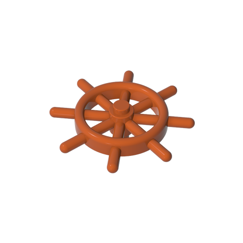 Gobricks,Boat/ Ship Wheel with Slotted Pin,4790b