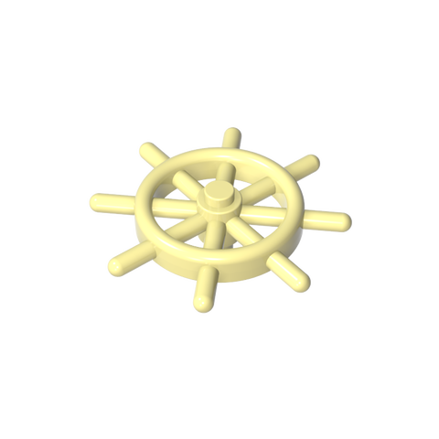 Gobricks,Boat/ Ship Wheel with Slotted Pin,4790b