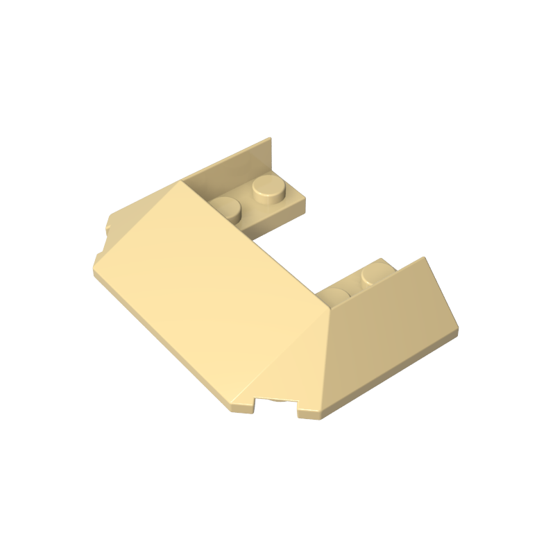 Gobricks,Wedge Sloped 45° 6 x 4 Double/ 33° [Train Roof],13269