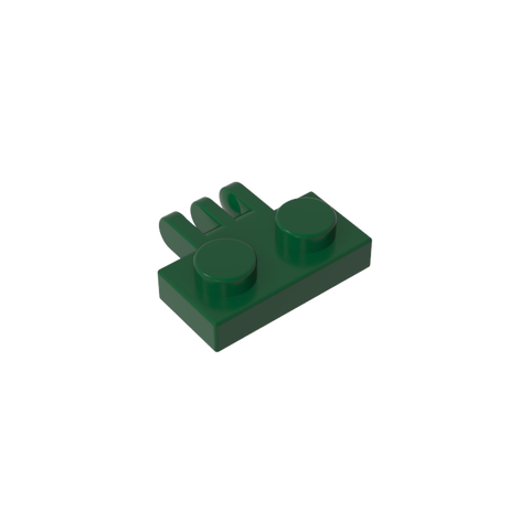 Gobricks,Hinge Plate 1 x 2 with 3 Fingers On Side,2452