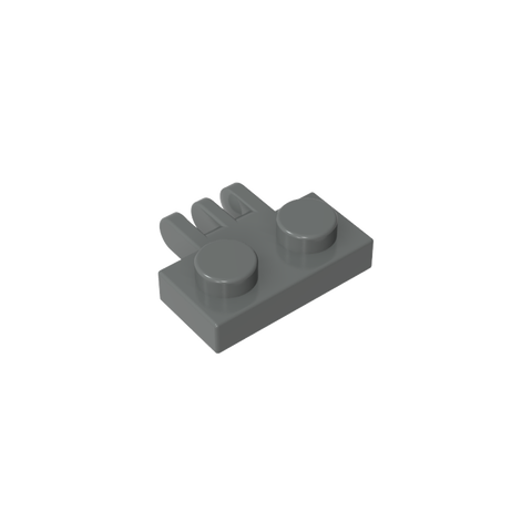 Gobricks,Hinge Plate 1 x 2 with 3 Fingers On Side,2452