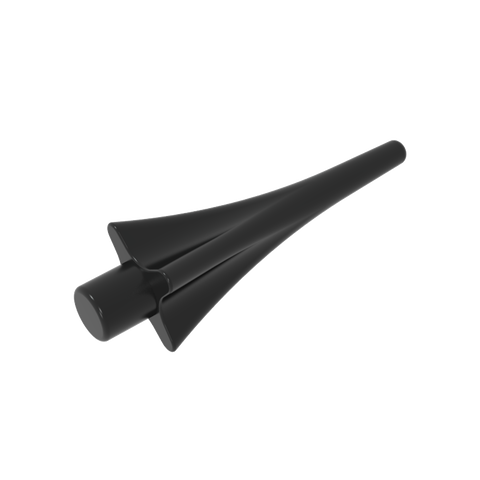Gobricks,Weapon Spear Tip with Fins,24482