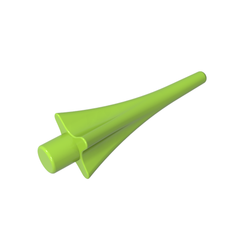 Gobricks,Weapon Spear Tip with Fins,24482