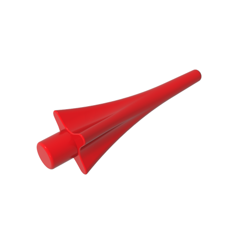 Gobricks,Weapon Spear Tip with Fins,24482
