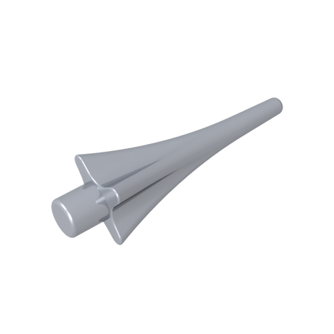 Gobricks,Weapon Spear Tip with Fins,24482