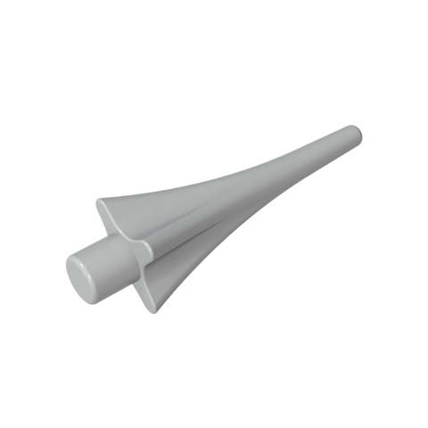 Gobricks,Weapon Spear Tip with Fins,24482