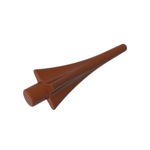 Gobricks,Weapon Spear Tip with Fins,24482