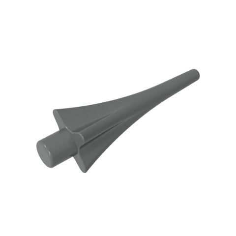 Gobricks,Weapon Spear Tip with Fins,24482