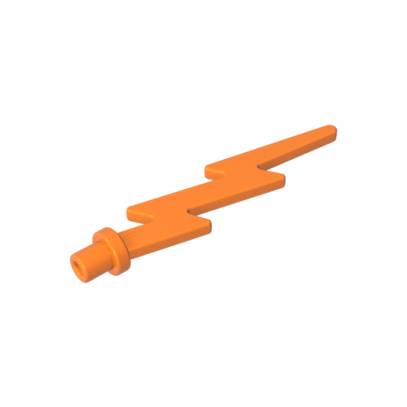 Gobricks,Wave/ Lightning Angular, Single,27256