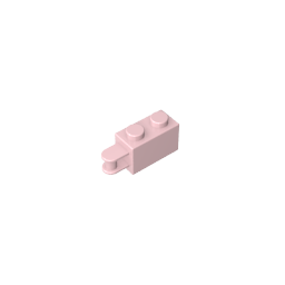 Gobricks,Brick Special 1 x 2 with Vertical Closed Handle on Edge,34816