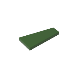 Gobricks,2x4 Wedge Glossy Panel (left),gds90029,gds90029-2