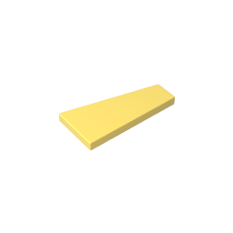 Gobricks,2x4 Wedge Glossy Panel (left),gds90029,gds90029-2