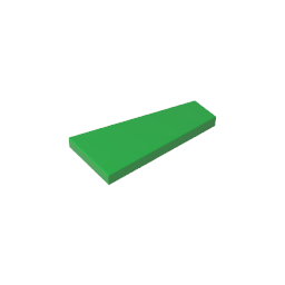Gobricks,2x4 Wedge Glossy Panel (left),gds90029,gds90029-2