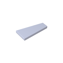 Gobricks,2x4 Wedge Glossy Panel (left),gds90029,gds90029-2