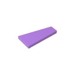 Gobricks,2x4 Wedge Glossy Panel (left),gds90029,gds90029-2