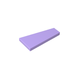 Gobricks,2x4 Wedge Glossy Panel (left),gds90029,gds90029-2