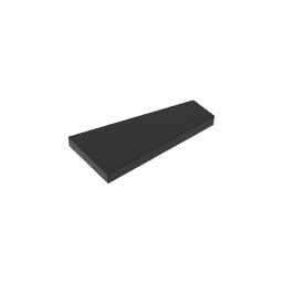 Gobricks,2x4 Wedge Glossy Panel (left),gds90029,gds90029-2
