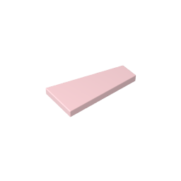Gobricks,2x4 Wedge Glossy Panel (left),gds90029,gds90029-2