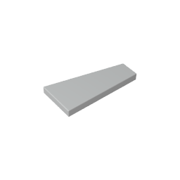 Gobricks,2x4 Wedge Glossy Panel (left),gds90029,gds90029-2