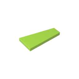 Gobricks,2x4 Wedge Glossy Panel (left),gds90029,gds90029-2