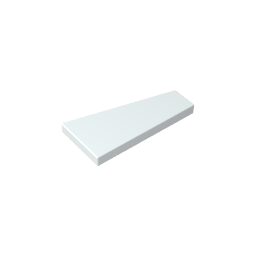 Gobricks,2x4 Wedge Glossy Panel (left),gds90029,gds90029-2