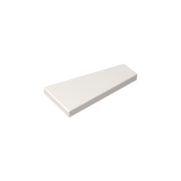 Gobricks,2x4 Wedge Glossy Panel (left),gds90029,gds90029-2