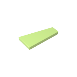 Gobricks,2x4 Wedge Glossy Panel (left),gds90029,gds90029-2