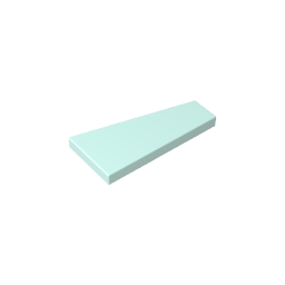 Gobricks,2x4 Wedge Glossy Panel (left),gds90029,gds90029-2