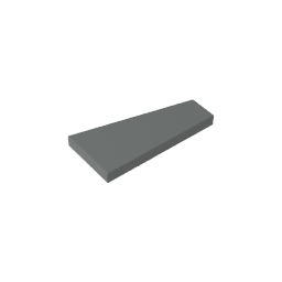 Gobricks,2x4 Wedge Glossy Panel (left),gds90029,gds90029-2