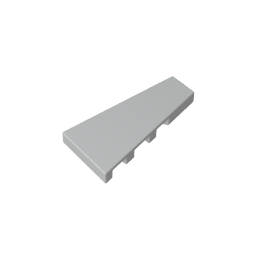 Gobricks,2x4 wedge light panel (right),gds90030,gds90030-2
