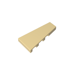 Gobricks,2x4 wedge light panel (right),gds90030,gds90030-2