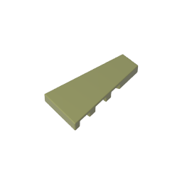 Gobricks,2x4 wedge light panel (right),gds90030,gds90030-2