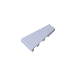 Gobricks,2x4 wedge light panel (right),gds90030,gds90030-2