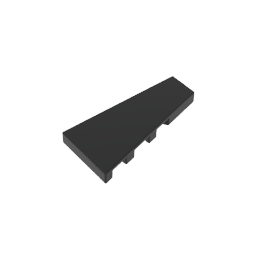 Gobricks,2x4 wedge light panel (right),gds90030,gds90030-2