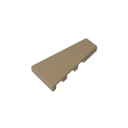 Gobricks,2x4 wedge light panel (right),gds90030,gds90030-2