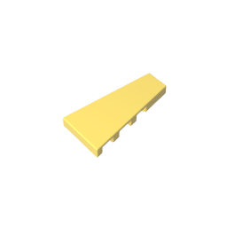 Gobricks,2x4 wedge light panel (right),gds90030,gds90030-2