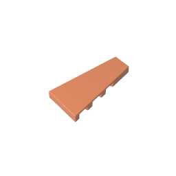 Gobricks,2x4 wedge light panel (right),gds90030,gds90030-2