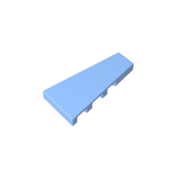 Gobricks,2x4 wedge light panel (right),gds90030,gds90030-2