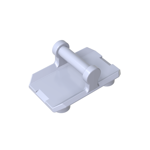 Gobricks,Minifig Shield Rectangular with 4 Studs,30166