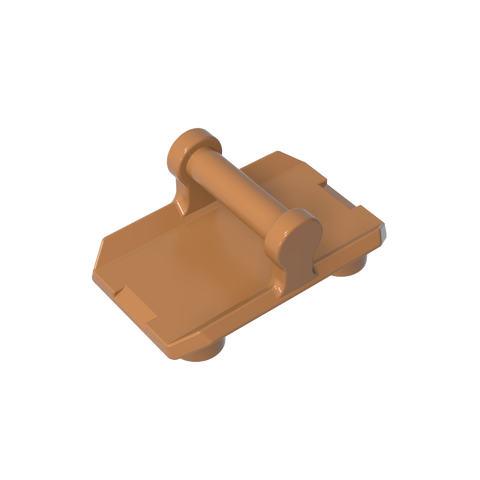 Gobricks,Minifig Shield Rectangular with 4 Studs,30166