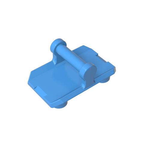 Gobricks,Minifig Shield Rectangular with 4 Studs,30166